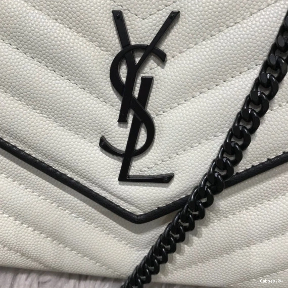CHAIN MATELASSÉ CASSANDRE YSL WALLET 0815